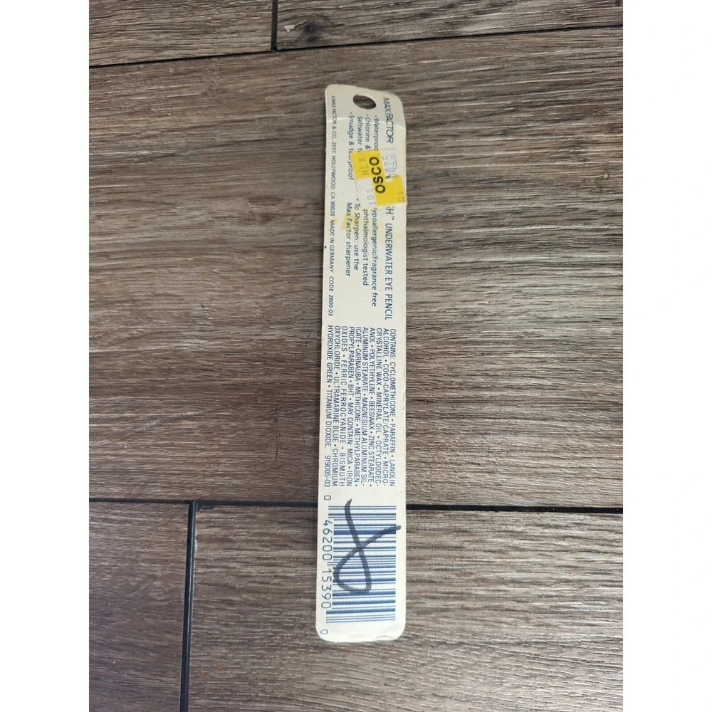 Vintage Max Factor Splish Splash Underwater Eye‎ Pencil NOS Aqua